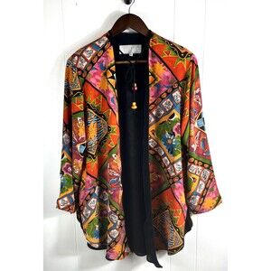 Vintage 80's Dorothy Schoelen Platinum Women’s Lined Jacket Size LP Made in USA